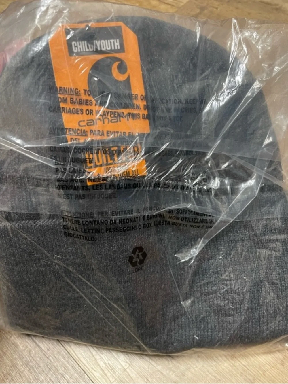 Carhartt Kids Acrylic Watch Hat- 6-14 year-‎ charcoal gray